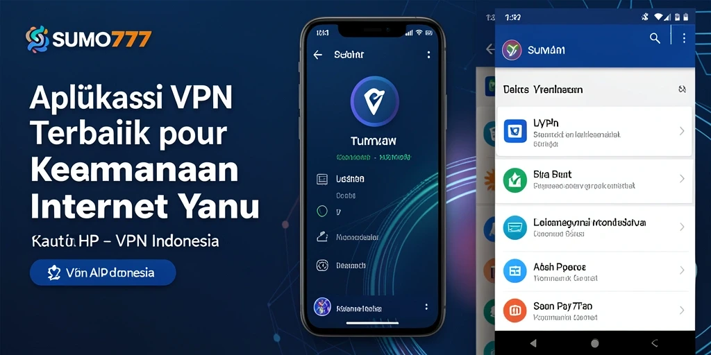 Antarmuka aplikasi SUMO777 yang mudah digunakan dan aman untuk VPN.