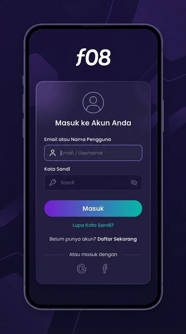 Cara Masuk Akun f08 untuk Pengguna Android